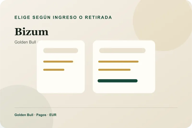 Comparación de rutas de pago para Bizum