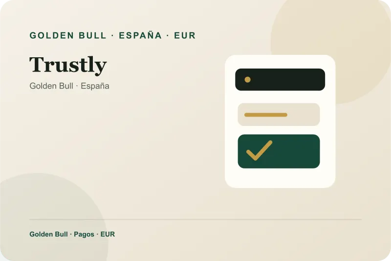Trustly: ruta de pago Golden Bull